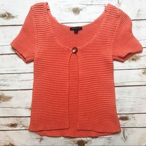 Banana Republic Coral Knit Cardigan